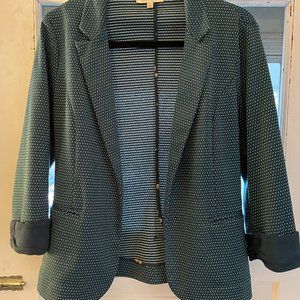 Skies are Blue blazer with polka dots
